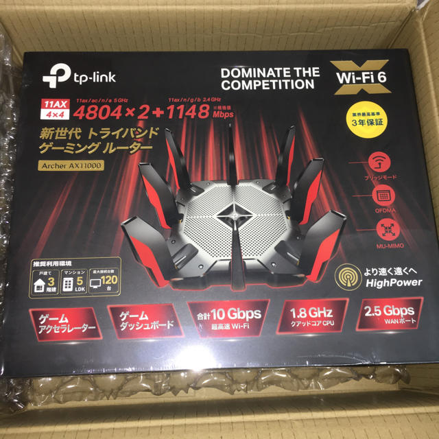 PC周辺機器ARCHER AX11000 TP-Link 11ax