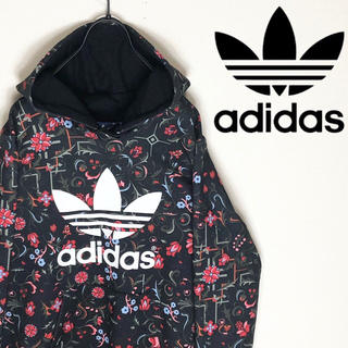 アディダス(adidas)の専用 adidas アディダス パーカー フローラル 花柄 マルチカラー レア(パーカー)