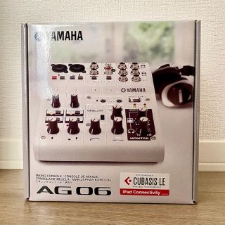 ヤマハ(ヤマハ)の送料無料　新品未使用　YAMAHA 6チャンネルミキサー　AG06(ミキサー)