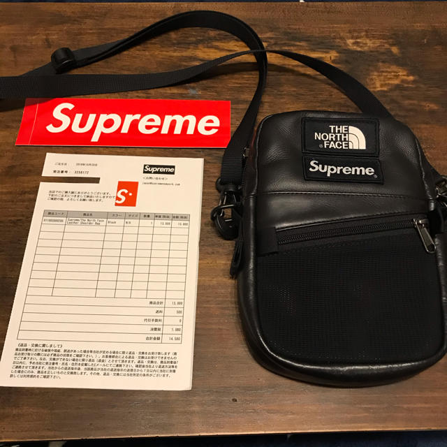 Supreme TheNorthFace Leather ShoulderBag