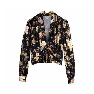 ザラ(ZARA)の🍁秋新作🍁2438◆花柄 ブラウス(シャツ/ブラウス(長袖/七分))