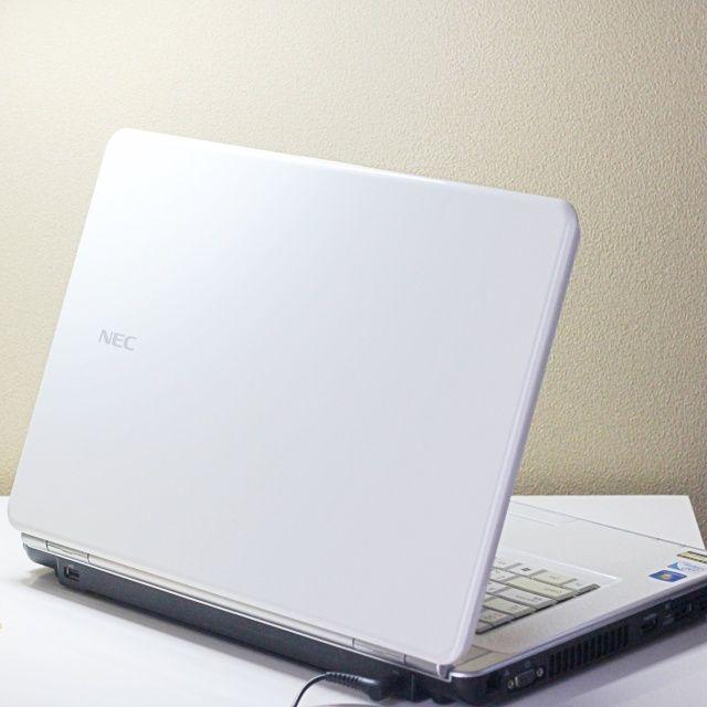 セール！43人気キラキララメホワイト♪かわいい☆NEC LL350/VノートPC 2