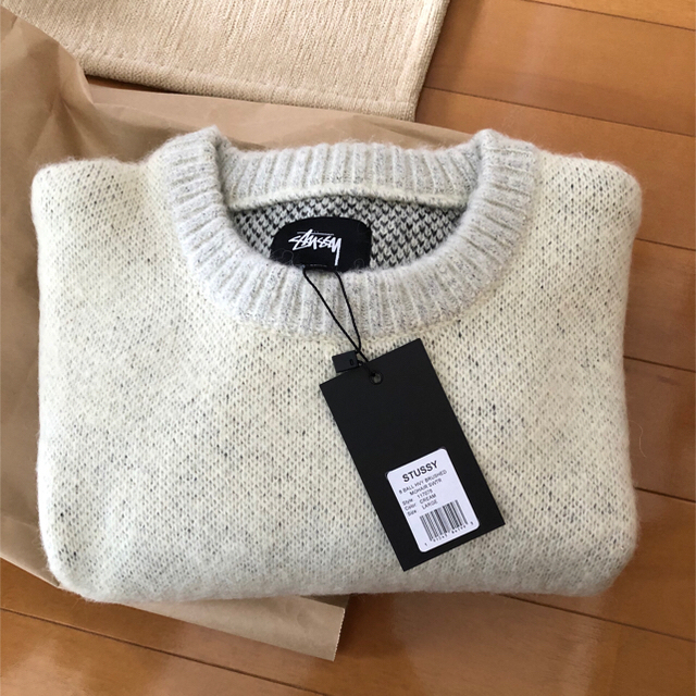 STUSSY - STUSSY 8 BALL MOHAIR SWEATER Lサイズの通販 by getoff shop