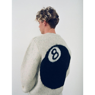 STUSSY - STUSSY 8 BALL MOHAIR SWEATER Lサイズの通販 by 