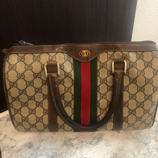 GUCCI値下げしました！ オールドグッチ ボストンバッグ