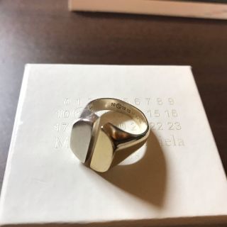 マルタンマルジェラ(Maison Martin Margiela)の【マルジェラ 】18AW Two tone split signet ring(リング(指輪))