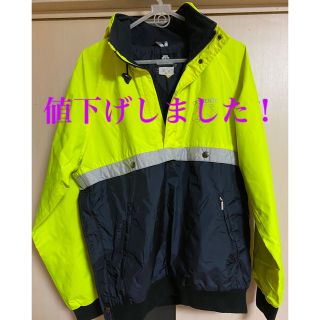 デサント(DESCENTE)のパーカー(厚手) 黄色 DESCENTE 蛍光色 男性用(パーカー)