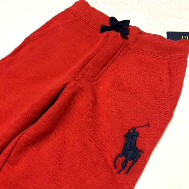 POLO RALPH LAUREN(ポロラルフローレン)の6/120 新品 ラルフローレン 裏起毛 ビッグポニー スウェットパンツ キッズ/ベビー/マタニティのキッズ服男の子用(90cm~)(パンツ/スパッツ)の商品写真