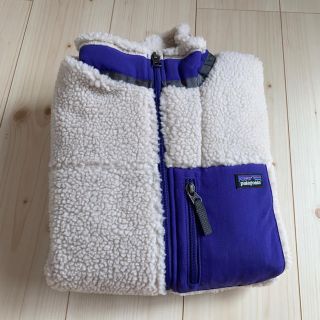 パタゴニア(patagonia)のパタゴニア　レトロx パープル　キッズ　XLサイズ(ジャケット/上着)