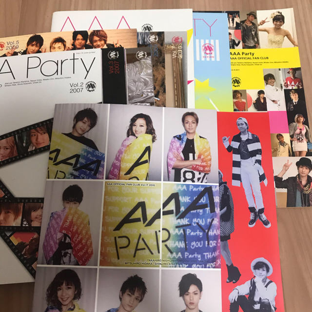 AAA party 会報　vol.2〜vol.11 vol.17vol.18