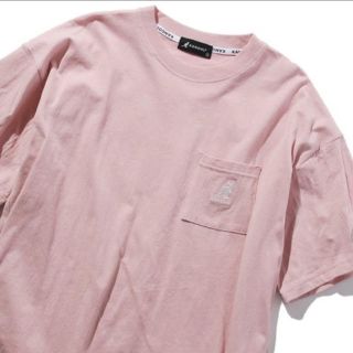 カンゴール(KANGOL)の新品】KANGOL ワンポイントTシャツ　ピンク　M(Tシャツ/カットソー(半袖/袖なし))