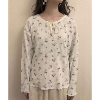 ワンアフターアナザーナイスクラップ(one after another NICE CLAUP)のoriginal print thermal tops(カットソー(長袖/七分))