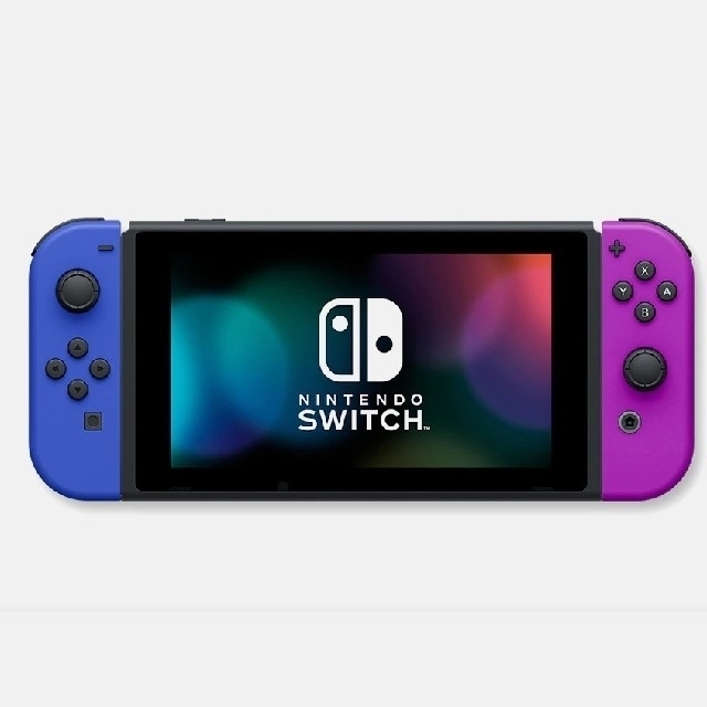 ゲームソフトゲーム機本体限定色　Nintendo Switch ブルーネオンパープル