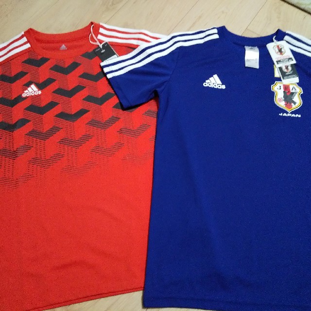 adidas(アディダス)の新品★アディダス   Tシャツ   2着 スポーツ/アウトドアのサッカー/フットサル(ウェア)の商品写真