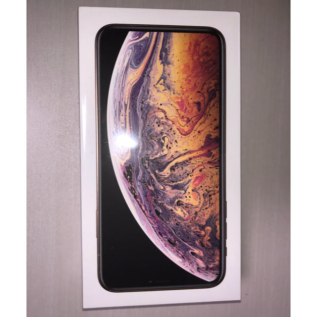 iPhone(アイフォーン)の新品　未開封　iPhone XS MAX 256GB ゴールド スマホ/家電/カメラのスマートフォン/携帯電話(スマートフォン本体)の商品写真