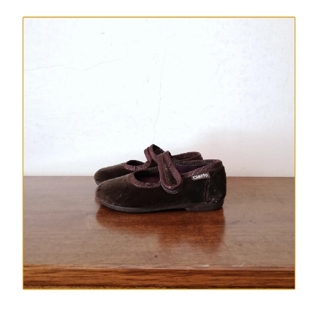 こども ビームス(コドモビームス)のcienta ワンストップベロアシューズ キッズ/ベビー/マタニティのキッズ靴/シューズ(15cm~)(フォーマルシューズ)の商品写真