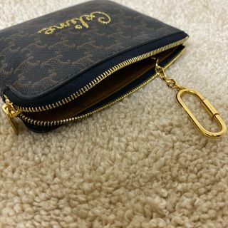 celine - セリーヌ 刺繍入りキーリング付きコイン&カード入れ の