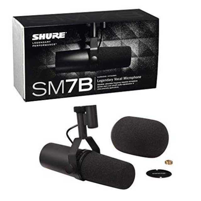 SHURE 単一指向性ダイナミック型マイクロホン SM7B 【国内正規品】 楽器のレコーディング/PA機器(マイク)の商品写真