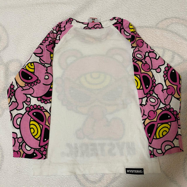 HYSTERIC MINI(ヒステリックミニ)の☆テディ ピンク☆ キッズ/ベビー/マタニティのベビー服(~85cm)(Ｔシャツ)の商品写真