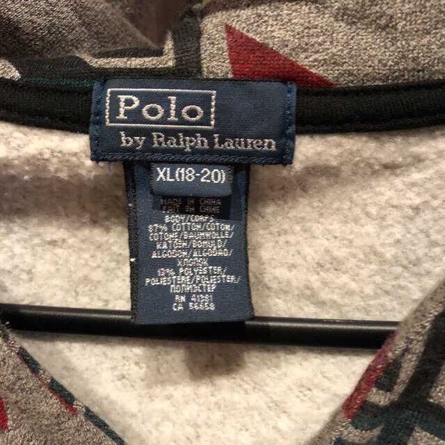 Ralph Lauren(ラルフローレン)のpolo ralph lauren（ポロラルフローレン）ネイティブ柄パーカー キッズ/ベビー/マタニティのキッズ服男の子用(90cm~)(Tシャツ/カットソー)の商品写真