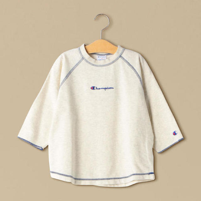 BEAUTY&YOUTH UNITED ARROWS(ビューティアンドユースユナイテッドアローズ)のCHAMPION ラグランスリーブT キッズ/ベビー/マタニティのキッズ服男の子用(90cm~)(Tシャツ/カットソー)の商品写真