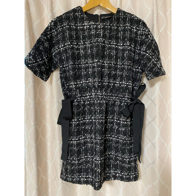 ZARA - 新品 ZARA ツイードワンピース の通販 by ☆家族で大量 ZARA - 新品 ZARA ツイードワンピース の通販 by ☆家族で大量