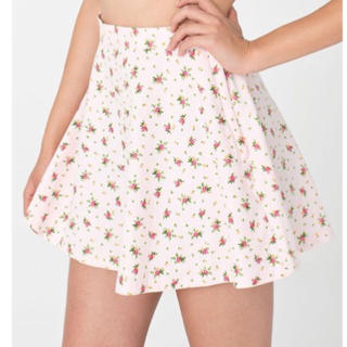 アメリカンアパレル(American Apparel)のAmerican apparel アメリカンアパレル 花 ミニスカート 少女時代(ミニスカート)