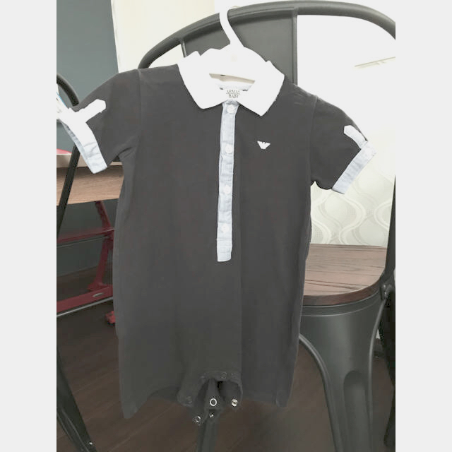 アルマーニベイビー　ロンパース　ARMANI Baby  ブランド　ポロシャツ キッズ/ベビー/マタニティのベビー服(~85cm)(ロンパース)の商品写真