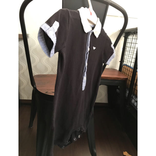 アルマーニベイビー　ロンパース　ARMANI Baby  ブランド　ポロシャツ キッズ/ベビー/マタニティのベビー服(~85cm)(ロンパース)の商品写真