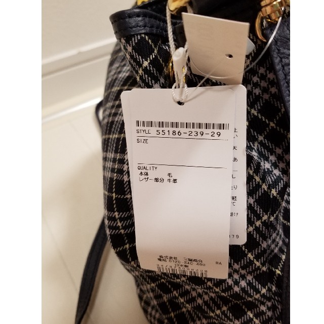 BURBERRY BLUE LABEL(バーバリーブルーレーベル)の新品 銀座限定 バーバリーブルーレーベル クレストブリッジ チェックビエラコロン レディースのバッグ(ショルダーバッグ)の商品写真