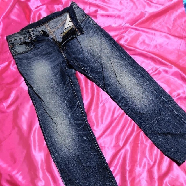 Levi's - 502 革タグ W32 股下77cmダメージジーンズの通販 by nen's ...