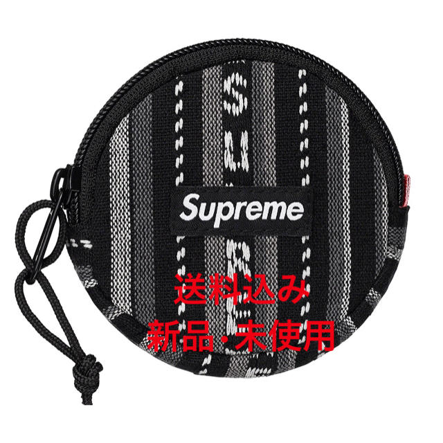 （2020SS）Supreme Woven Stripe Coin Pouch
