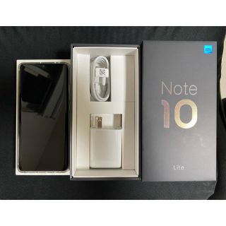 Xiaomi Mi Note 10 Lite 64GB SIMフリー ホワイト(スマートフォン本体)