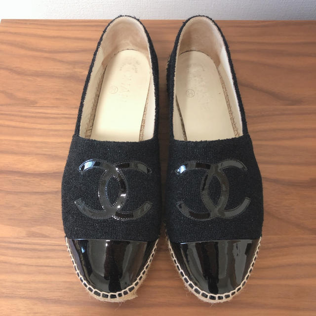 CHANEL(シャネル)の【値下げ】CHANEL 靴 エスパドリーユ 39 レディースの靴/シューズ(バレエシューズ)の商品写真