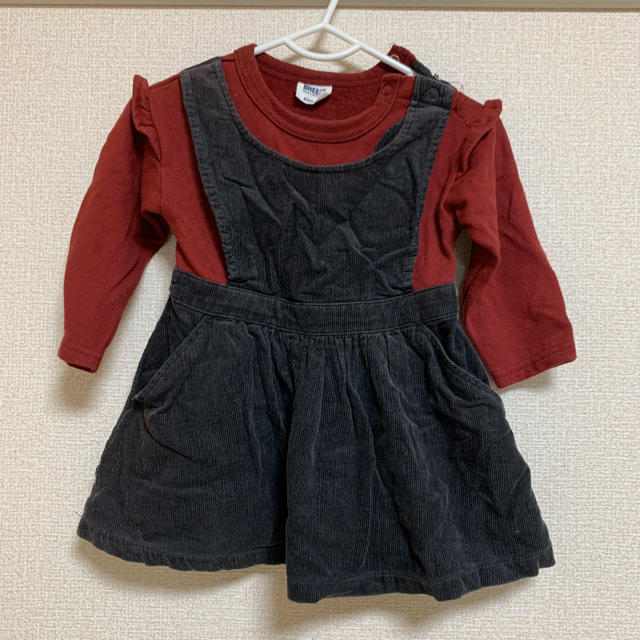 BREEZE(ブリーズ)のBREEZE ワンピース 80 100 姉妹 お揃い ペア セット  キッズ/ベビー/マタニティのキッズ服女の子用(90cm~)(ワンピース)の商品写真