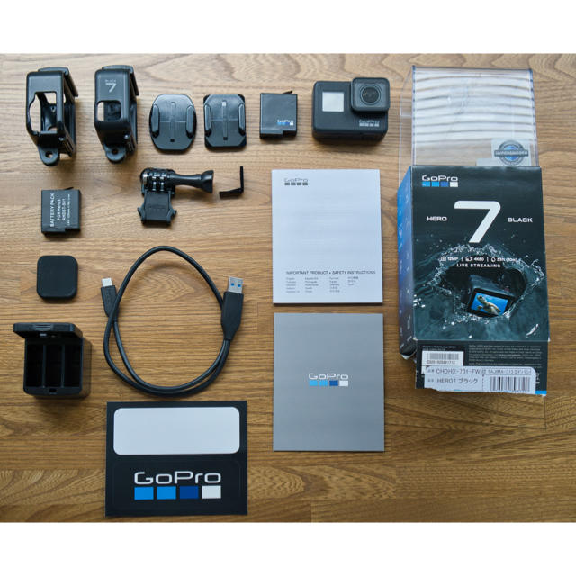 GoPro(ゴープロ)のGoPro Hero7 Black スマホ/家電/カメラのカメラ(ビデオカメラ)の商品写真