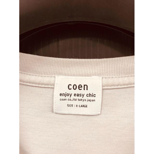 coen(コーエン)の【coen】コーエン　Tシャツ メンズのトップス(Tシャツ/カットソー(半袖/袖なし))の商品写真