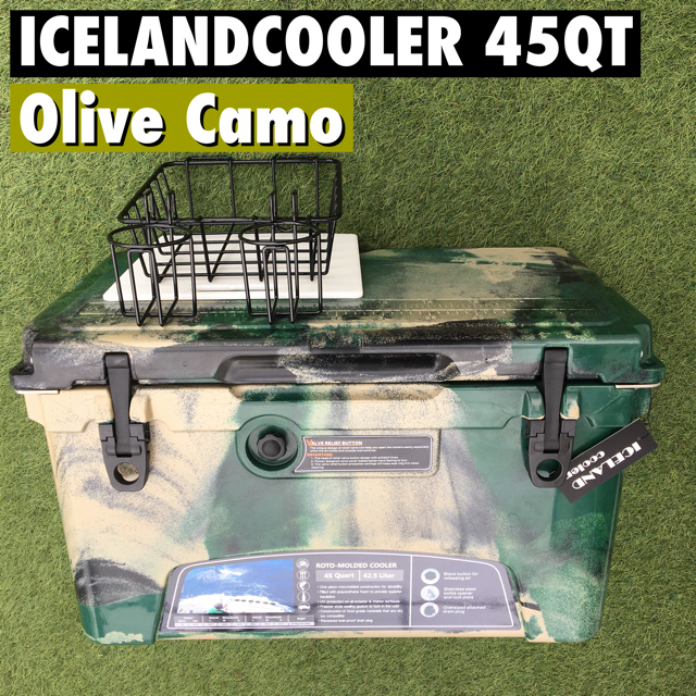 アイスランドクーラーボックス 45QT ICELAND cooler 迷彩