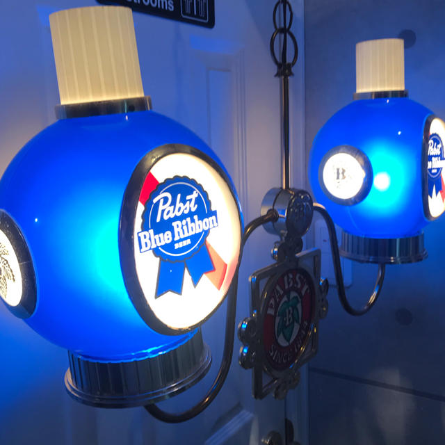 pabst blue ribbon パブストブルーリボン 吊下照明 ビンテージ | www