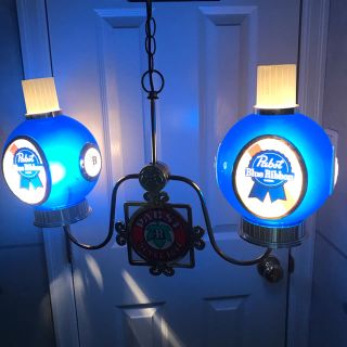 pabst blue ribbon パブストブルーリボン 吊下照明 ビンテージ の通販