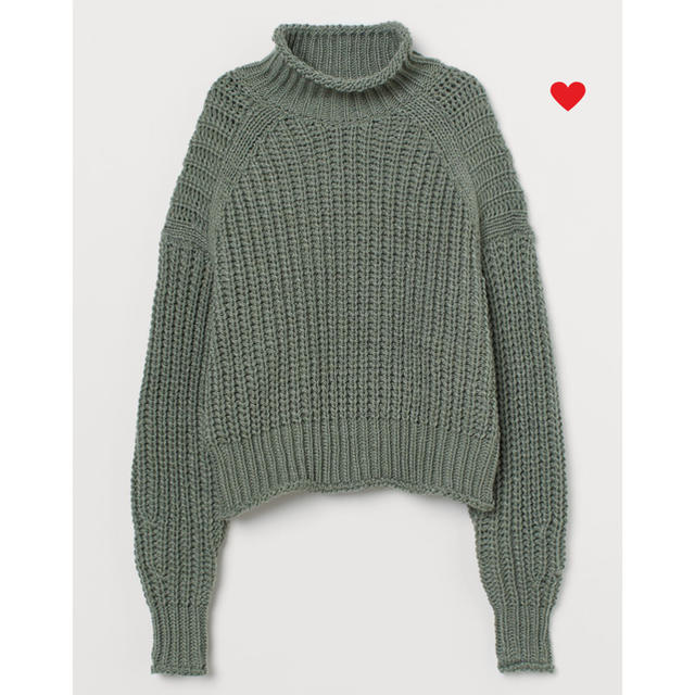 H&M(エイチアンドエム)のリブハイネックセーター チャンキーニット レディースのトップス(ニット/セーター)の商品写真