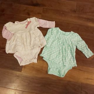 ベビーギャップ(babyGAP)のbabygap&WORLDBASIC ロンパース カバーオール セット(ロンパース)