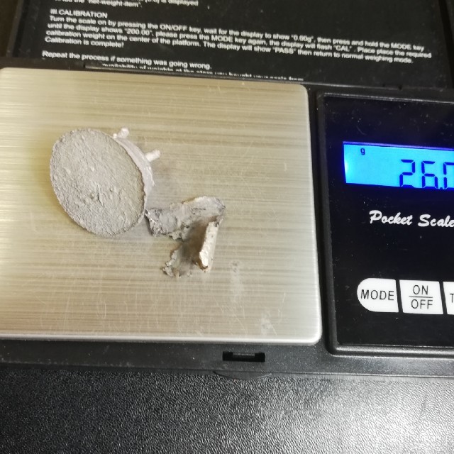 金パラ 湯だまり 金銀パラジウム 26.0g 歯科 技工 【お気にいる】 49.0