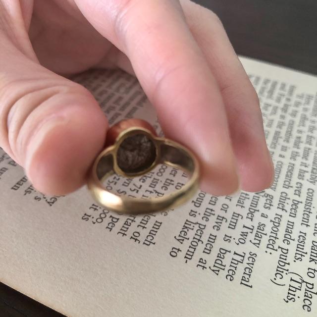 ブラックトルマリンクォーツ リング 指輪  9号 レディースのアクセサリー(リング(指輪))の商品写真