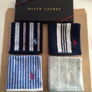 ラルフローレン(Ralph Lauren)のセール♪ギフト♡ラルフ タオルハンカチ(ハンカチ/ポケットチーフ)