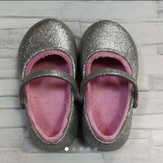 クロックス(crocs)のクロックス ラメ ファー サンダル 15.5(サンダル)