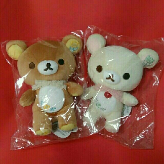 リラックマストア西宮限定ぬいぐるみセット エンタメ/ホビーのおもちゃ/ぬいぐるみ(キャラクターグッズ)の商品写真