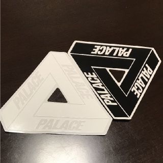 シュプリーム(Supreme)の(一辺9cm)PALACE ステッカー　2枚セット(スケートボード)