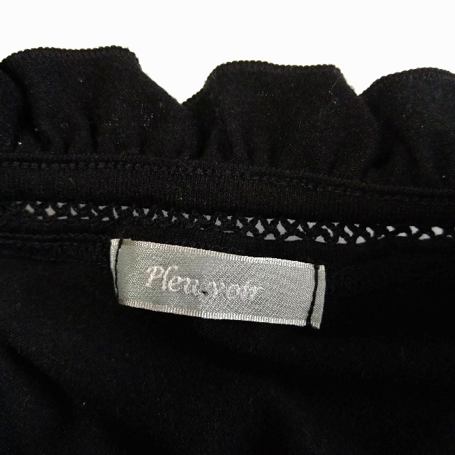 半袖7分袖セット　Mサイズ　黒　美品使用品　 レディースのトップス(カットソー(長袖/七分))の商品写真