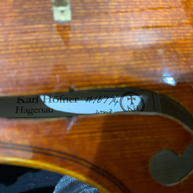 【専用】カールヘフナー　♯167  4/4サイズ　ヴァイオリン 楽器の弦楽器(ヴァイオリン)の商品写真